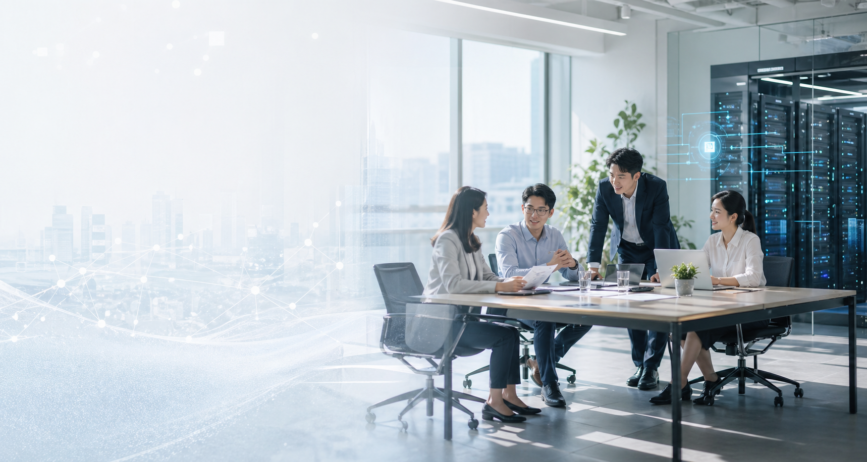 现代企业办公与数字化协作场景